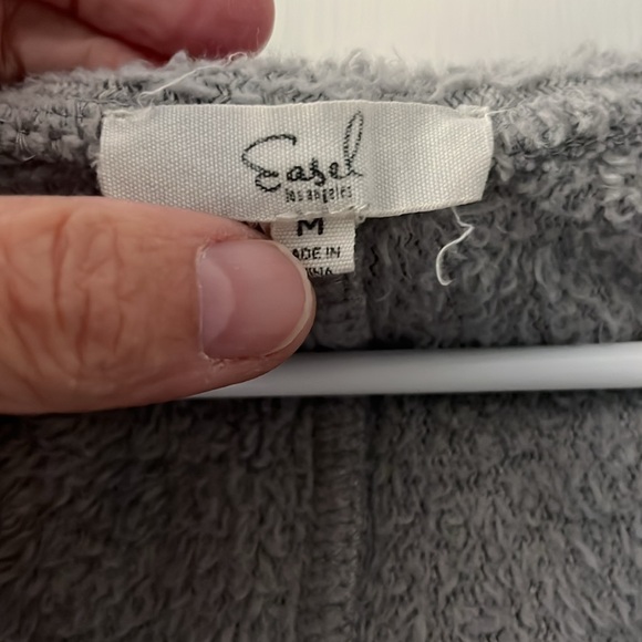 Easel Gray Fleece Hoodie - Picture 2 of 4